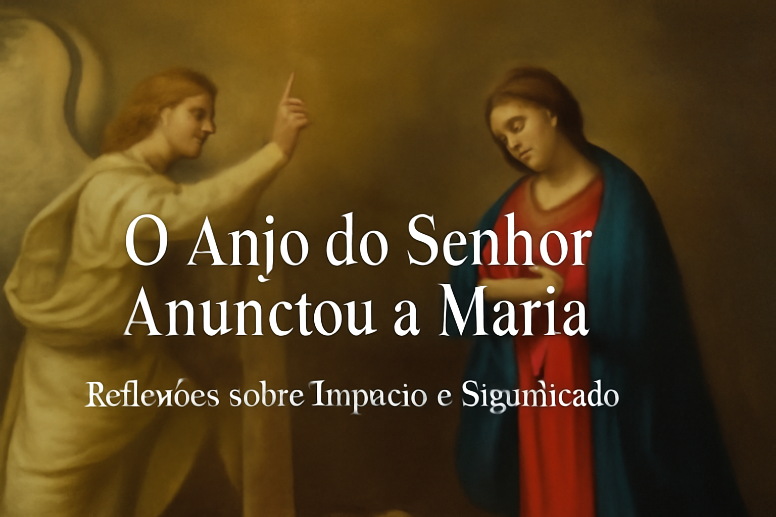 O Anjo do Senhor Anunciou a Maria: Entenda o Significado e o Impacto do Ato