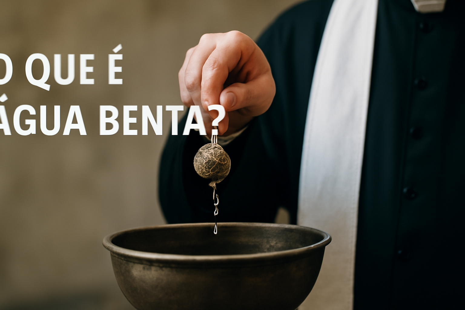 O que é Água Benta? Entenda Seu Significado e Importância na Tradição Religiosa