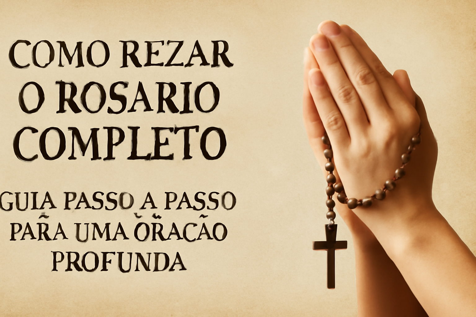 Como Rezar o Rosário Completo: Guia Passo a Passo para Uma Oração Profunda